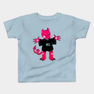 Cute Lil Hell Devil Kids T-Shirt